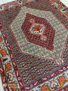 Tapis Senneh tissé main n°19514_160×130