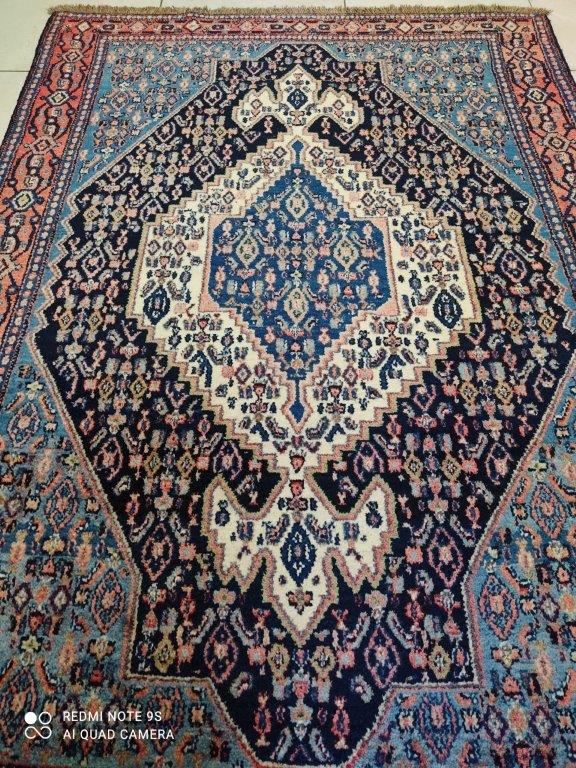 Tapis Antique Senneh tissé main n°14301_164×118