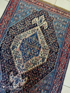 Tapis Antique Senneh tissé main n°14301_164×118