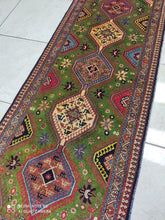 Charger l'image dans la galerie, Tapis Yalameh fait main n°16092_165×65

