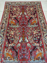 Charger l&#39;image dans la galerie, Tapis Antique Ispahan tissé main n°12922_175×107
