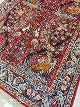 Charger l&#39;image dans la galerie, Tapis Antique Ispahan tissé main n°12922_175×107
