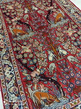 Charger l&#39;image dans la galerie, Tapis Antique Ispahan tissé main n°12922_175×107
