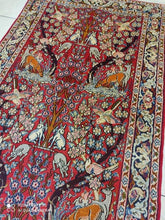 Charger l&#39;image dans la galerie, Tapis Antique Ispahan tissé main n°12922_175×107
