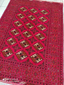 Tapis Torkaman tissé main n°17882_175×130