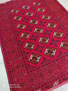 Tapis Torkaman tissé main n°17882_175×130