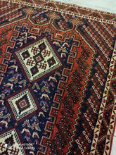 Charger l&#39;image dans la galerie, Tapis Afchar tissé main n°17098_176×125
