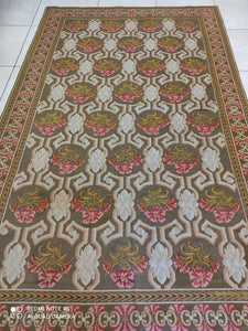 TAPIS ANTIQUE Français Gobelins fait main_180×130