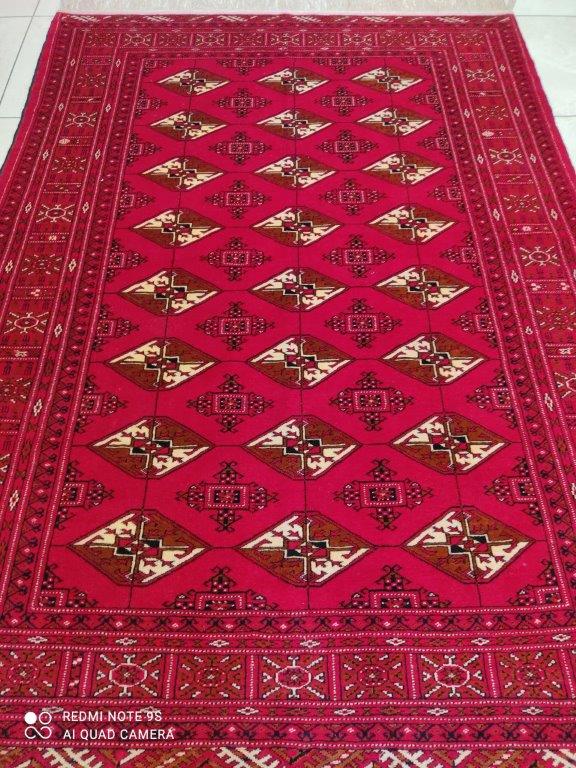 Tapis Torkaman tissé main n°17945_180×130