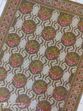 Charger l&#39;image dans la galerie, TAPIS ANTIQUE Français Gobelins fait main_180×130
