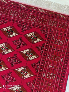 Tapis Torkaman tissé main n°17945_180×130