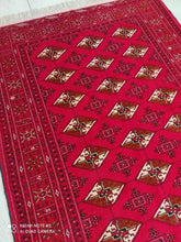 Charger l&#39;image dans la galerie, Tapis Torkaman tissé main n°17945_180×130
