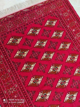 Charger l&#39;image dans la galerie, Tapis Torkaman tissé main n°17945_180×130
