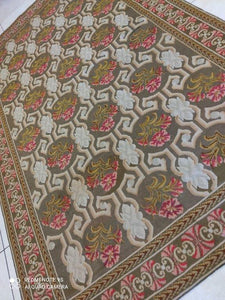 TAPIS ANTIQUE Français Gobelins fait main_180×130