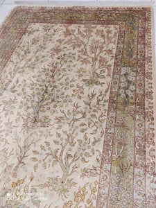 Tapis Ghom soie tissé main n°18243_182×122