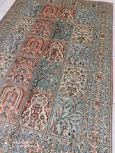 Charger l&#39;image dans la galerie, Tapis Cachemire soie noué main n°39_185×127
