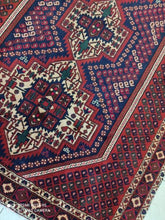 Charger l&#39;image dans la galerie, Tapis Afchar fait main n°17289_185×130
