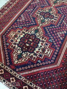 Tapis Afchar fait main n°17289_185×130