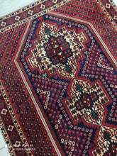 Charger l&#39;image dans la galerie, Tapis Afchar fait main n°17289_185×130

