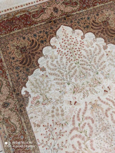 Tapis Hereke soie tissé main n°2000_186×126