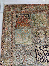 Charger l'image dans la galerie, Tapis Cachemire soie noué main n°25_188×123
