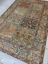 Charger l'image dans la galerie, Tapis Cachemire soie noué main n°25_188×123
