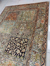 Charger l'image dans la galerie, Tapis Cachemire soie noué main n°25_188×123
