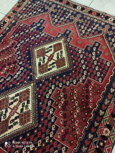 Tapis Afchar fait main n°17409_190×132