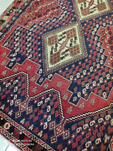 Tapis Afchar fait main n°17409_190×132
