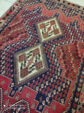 Charger l&#39;image dans la galerie, Tapis Afchar fait main n°17409_190×132
