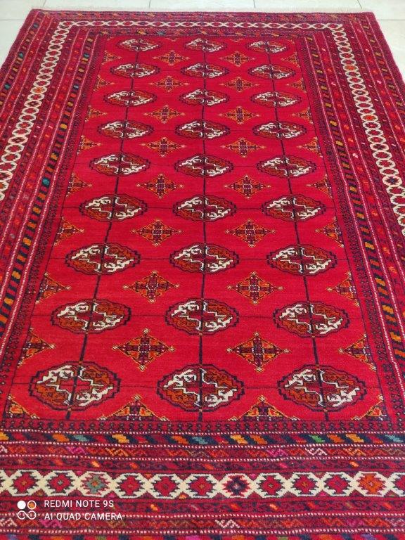 Tapis Torkaman fait main n°19266_190×142