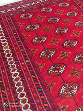 Charger l&#39;image dans la galerie, Tapis Torkaman fait main n°19266_190×142
