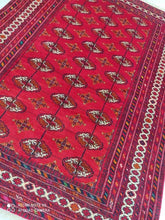 Charger l&#39;image dans la galerie, Tapis Torkaman fait main n°19266_190×142
