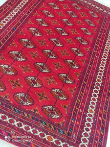 Tapis Torkaman fait main n°19266_190×142