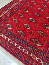 Charger l&#39;image dans la galerie, Tapis Torkaman fait main n°19266_190×142
