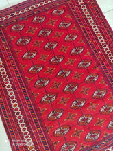 Charger l&#39;image dans la galerie, Tapis Torkaman fait main n°19266_190×142
