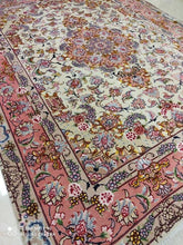 Charger l'image dans la galerie, Tapis Tabriz noué main n°18931_190×148

