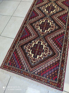 Tapis Afchar fait main n°18810_190×77