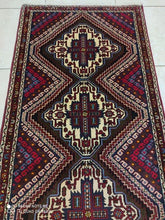 Charger l&#39;image dans la galerie, Tapis Afchar fait main n°18810_190×77
