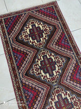 Charger l&#39;image dans la galerie, Tapis Afchar fait main n°18810_190×77
