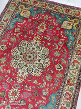 Charger l&#39;image dans la galerie, Tapis Antique Tabriz noué main n°19183_192×140
