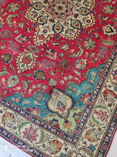 Charger l&#39;image dans la galerie, Tapis Antique Tabriz noué main n°19183_192×140
