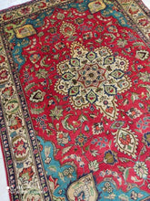 Charger l&#39;image dans la galerie, Tapis Antique Tabriz noué main n°19183_192×140
