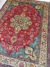 Charger l&#39;image dans la galerie, Tapis Antique Tabriz noué main n°19183_192×140
