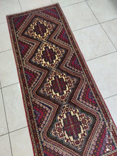 Charger l'image dans la galerie, Tapis Afchar fait main n°18813_192×75
