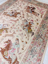 Charger l&#39;image dans la galerie, Tapis Ghom soie tissé main n°19756_194×128
