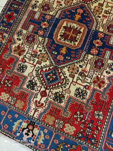 Tapis Nahavand tissé main n°9315_195×138