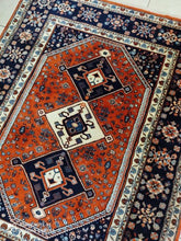 Charger l&#39;image dans la galerie, Tapis Abadeh tissé main n°16620_195×150
