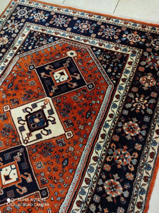 Tapis Abadeh tissé main n°16620_195×150