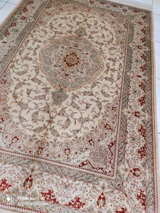 Tapis Ghom soie tissé main n°16480_196×128